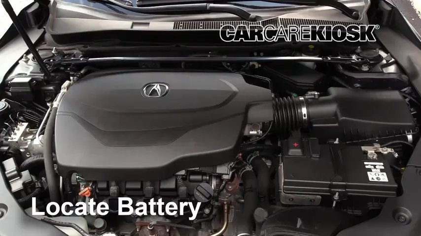 2016 Acura TLX SH-AWD 3.5L V6 Battery Replace